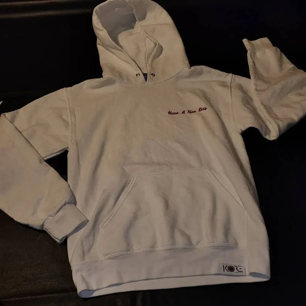 Kore Limited Womens Embellished Have A Nice Day Hoodie Small